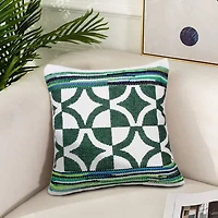LR Home Sher Geometric Square Throw Pillow