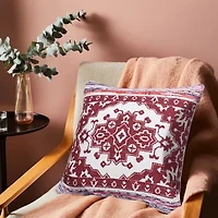 LR Home Mika Geometric Square Throw Pillow