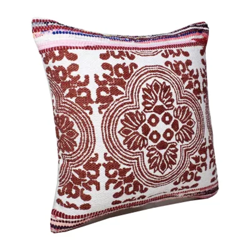 LR Home Nich Geometric Square Throw Pillow