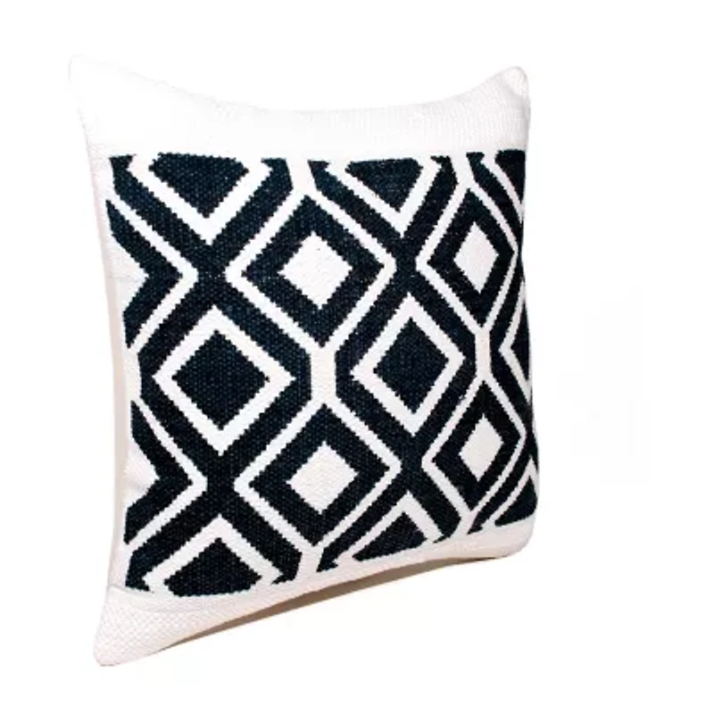 LR Home Chay Geometric Square Throw Pillow