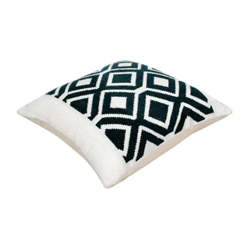 LR Home Chay Geometric Square Throw Pillow