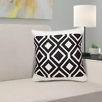 LR Home Chay Geometric Square Throw Pillow