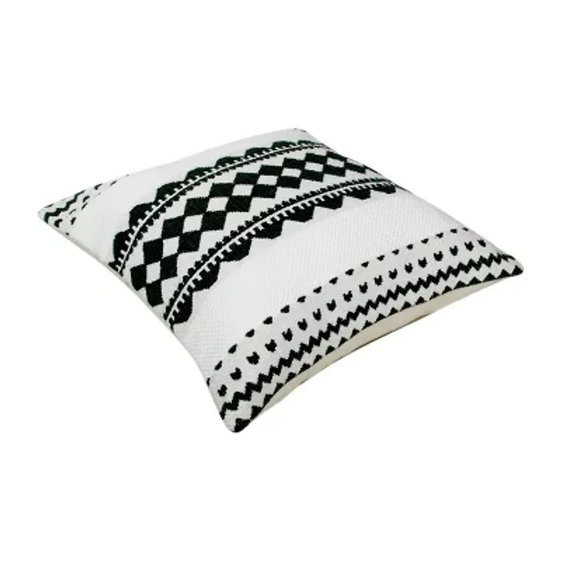 LR Home Wali Geometric Square Throw Pillow