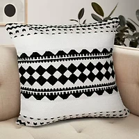 LR Home Wali Geometric Square Throw Pillow