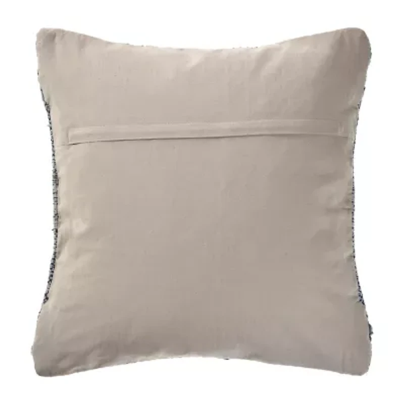 LR Home Shab Chevron Square Throw Pillow