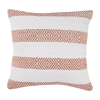 LR Home Ton Geometric Square Throw Pillow