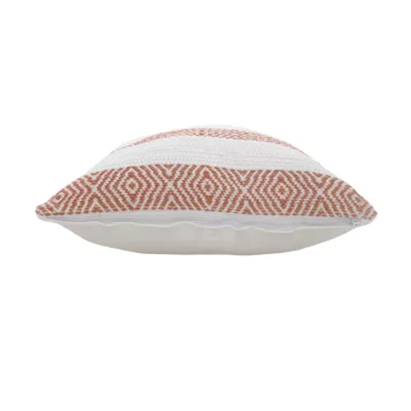 LR Home Ton Geometric Square Throw Pillow