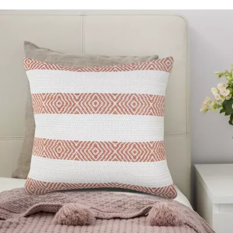 Lr Home Ton Geometric Square Throw Pillow