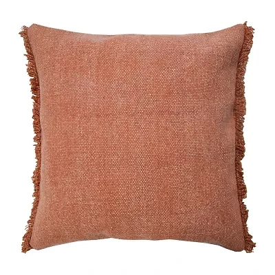 Lr Home Vanita Solid Square Throw Pillow