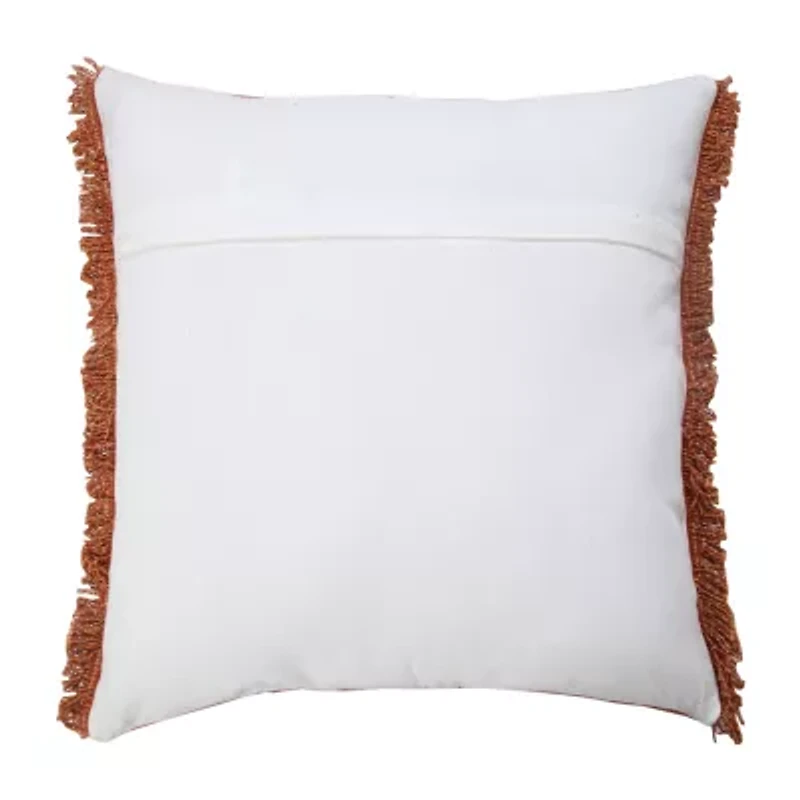 Lr Home Vanita Solid Square Throw Pillow