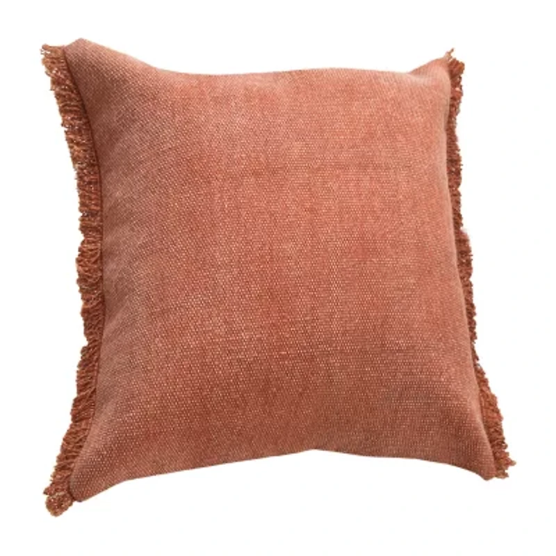 Lr Home Vanita Solid Square Throw Pillow