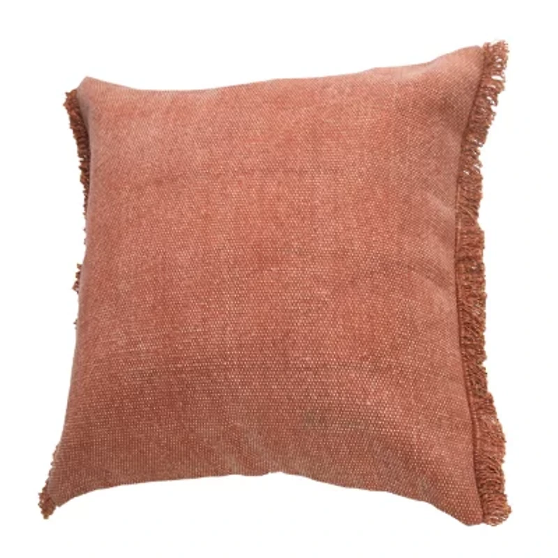 Lr Home Vanita Solid Square Throw Pillow