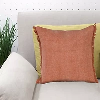 Lr Home Vanita Solid Square Throw Pillow