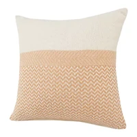 LR Home Zinna Chevron Square Throw Pillow