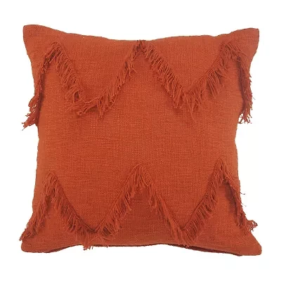 Lr Home Zoya Solid Square Throw Pillow