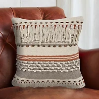 LR Home Zill Stripe Square Throw Pillow