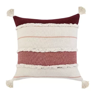 LR Home Mike Stripe Square Throw Pillow
