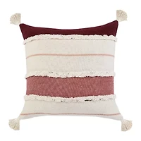 LR Home Mike Stripe Square Throw Pillow