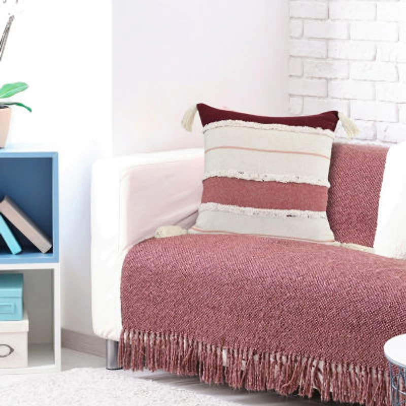 Lr Home Mike Stripe Square Throw Pillow