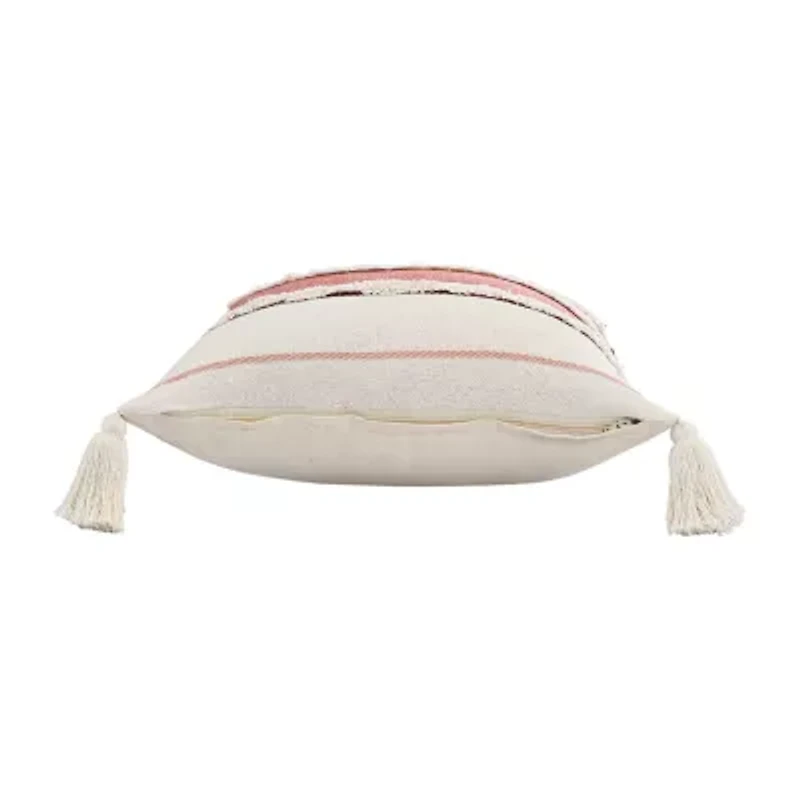 LR Home Mike Stripe Square Throw Pillow