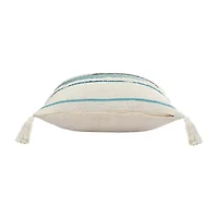 Lr Home Riv Stripe Set Square Throw Pillow