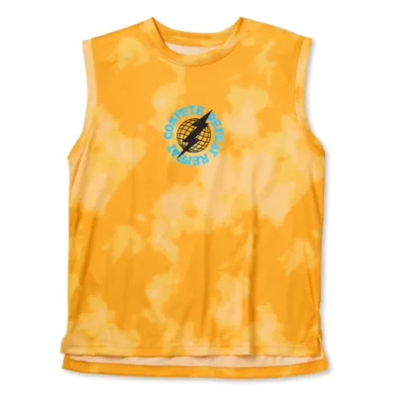 Xersion Performance Little & Big Kid Boys Crew Neck Sleeveless Active Tank Top