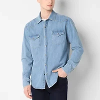 Frye and Co. Mens Long Sleeve Regular Fit Button-Down Shirt