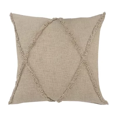 LR Home Aaina Modern Square Throw Pillow