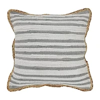 LR Home Abena Stripe Square Throw Pillow