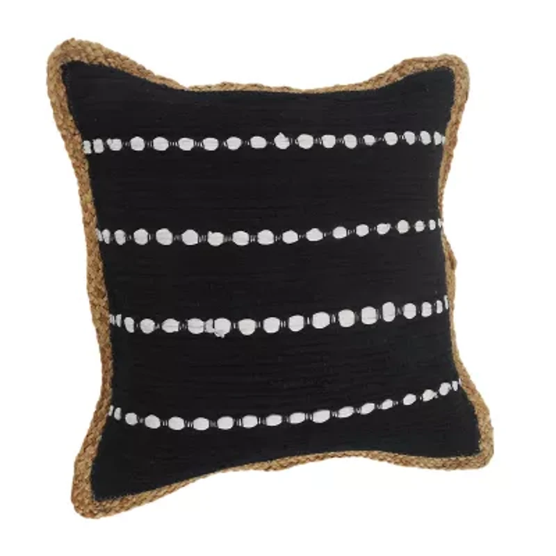 LR Home Abha Stripe Square Throw Pillow