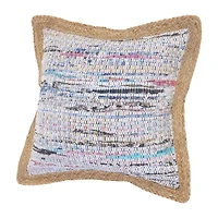 LR Home Eaton Abstract Square Throw Pillow