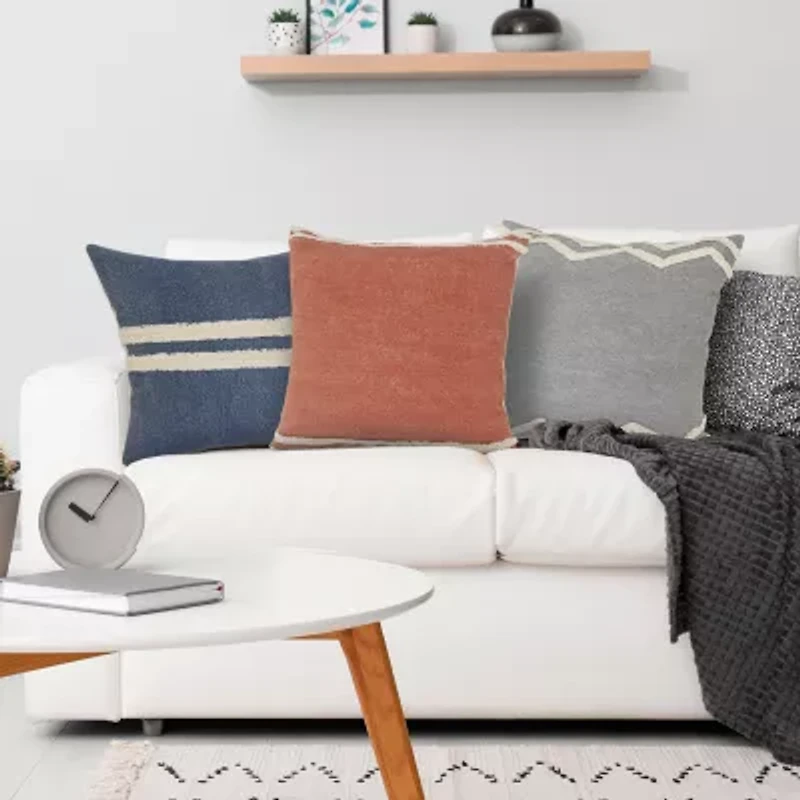 LR Home Cais Stripe Square Throw Pillow