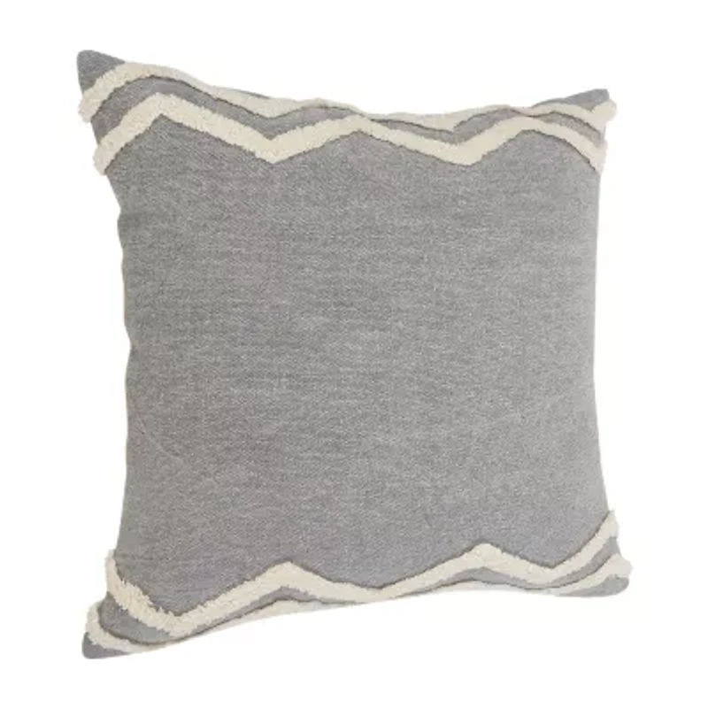 Lr Home Caia Geometric Square Throw Pillow