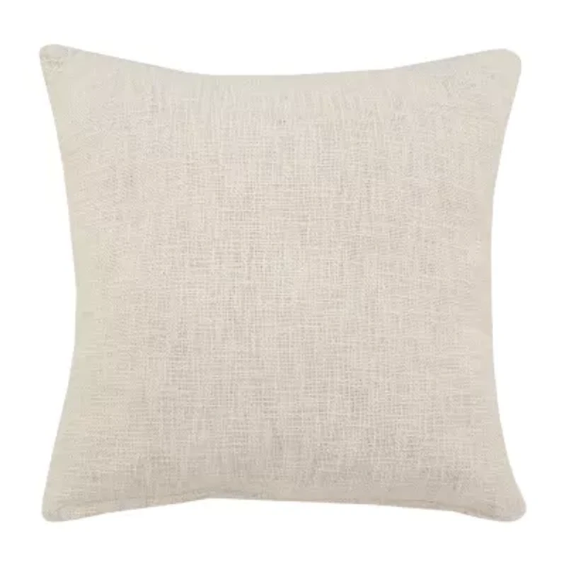 LR Home Cady Solid Square Throw Pillow