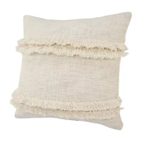 LR Home Cady Solid Square Throw Pillow