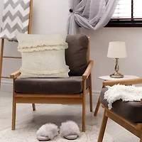 LR Home Cady Solid Square Throw Pillow