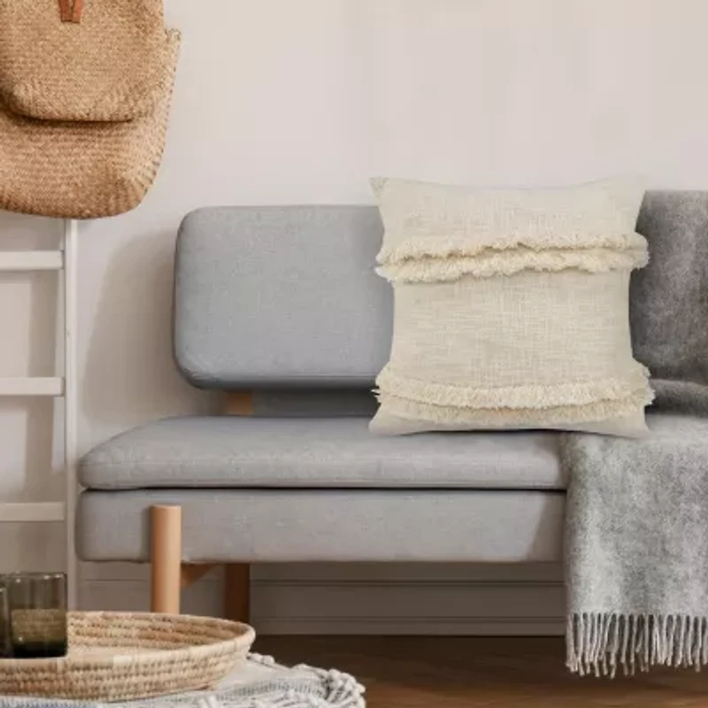 Lr Home Cady Solid Square Throw Pillow