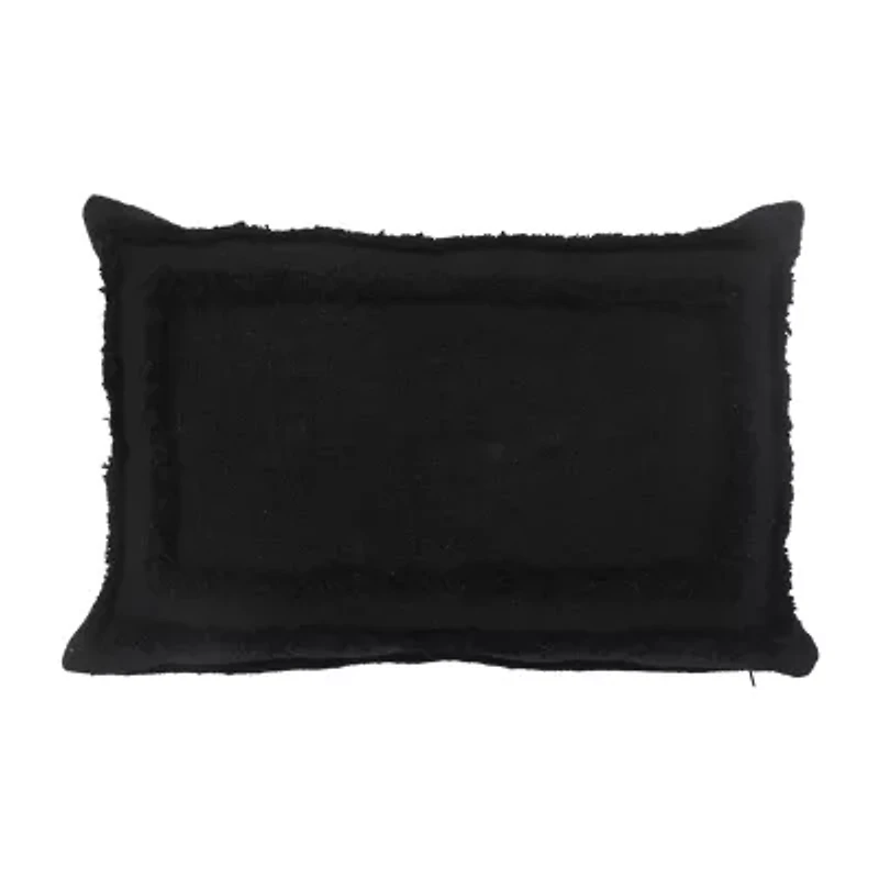 LR Home Cachi Modern Rectangular Throw Pillow