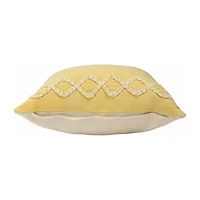 LR Home Cabo Geometric Square Throw Pillow