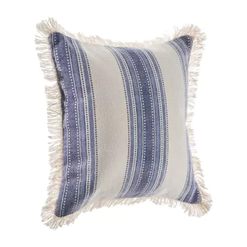 LR Home Palma Stripe Square Throw Pillow