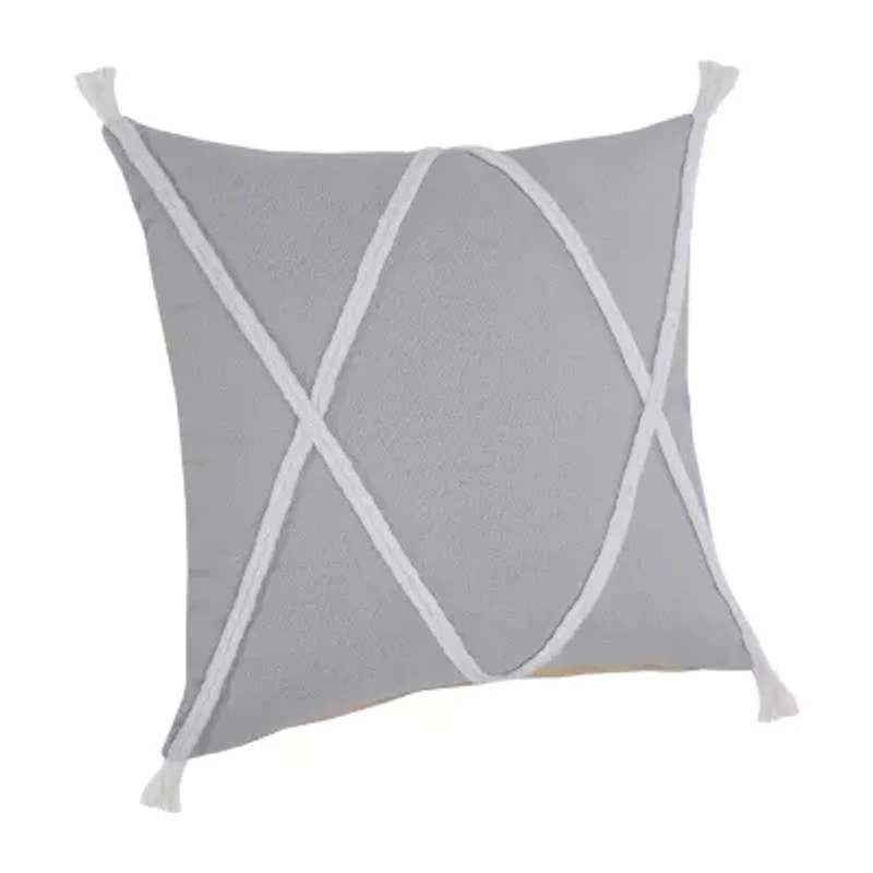 LR Home Paol Geometric Square Throw Pillow