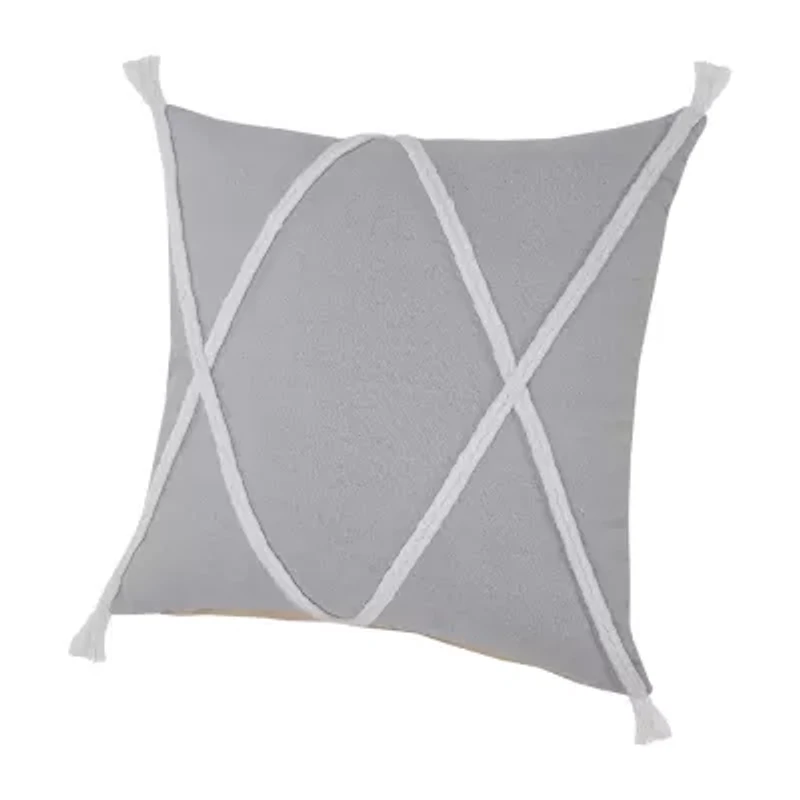 LR Home Paol Geometric Square Throw Pillow