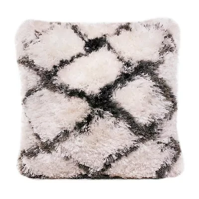 LR Home Jane Geometric Square Throw Pillow