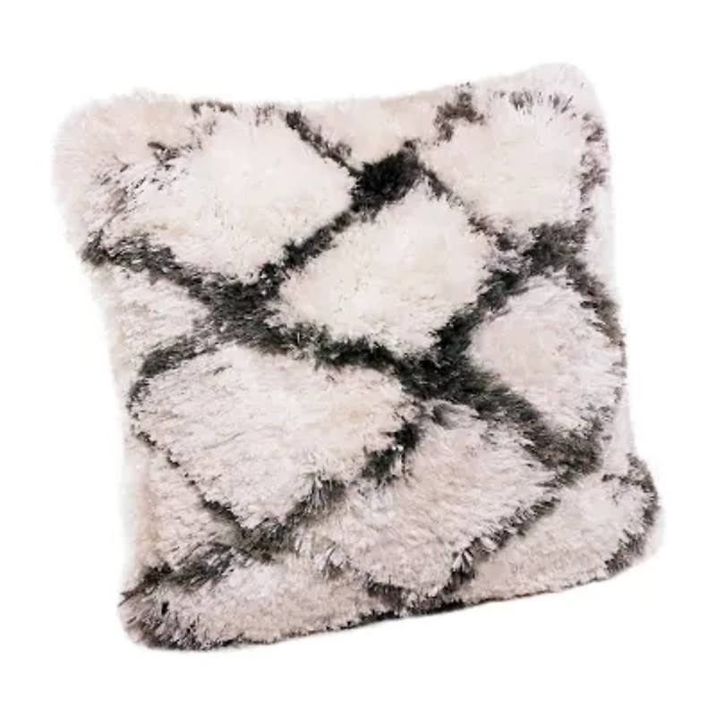 LR Home Jane Geometric Square Throw Pillow