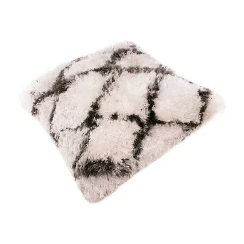 LR Home Jane Geometric Square Throw Pillow