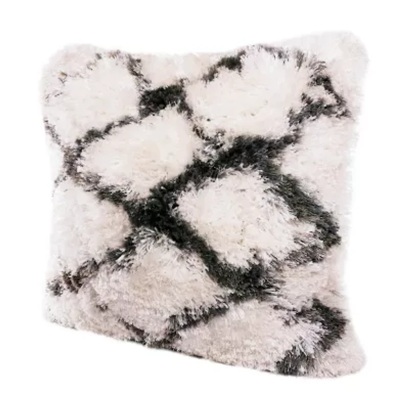 LR Home Jane Geometric Square Throw Pillow