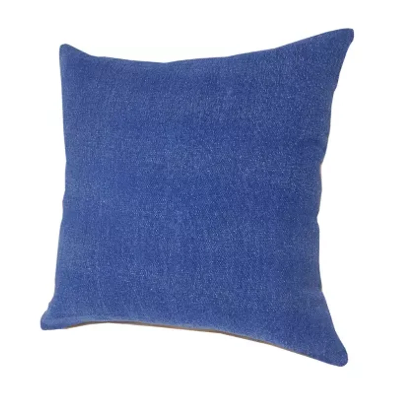 LR Home Bea Solid Set Square Throw Pillow