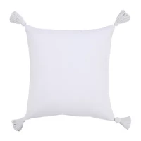 LR Home Sadie Solid Square Throw Pillow