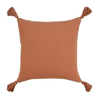 LR Home Sadie Solid Square Throw Pillow