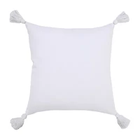 LR Home Sadie Solid Square Throw Pillow